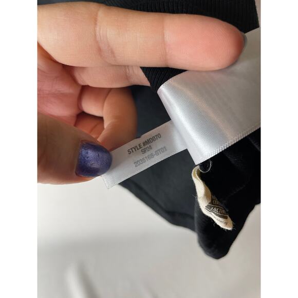 Madewell (Re)generative Cotton Ribbed Cutaway Tank Top Size XL - Picture 5 of 5